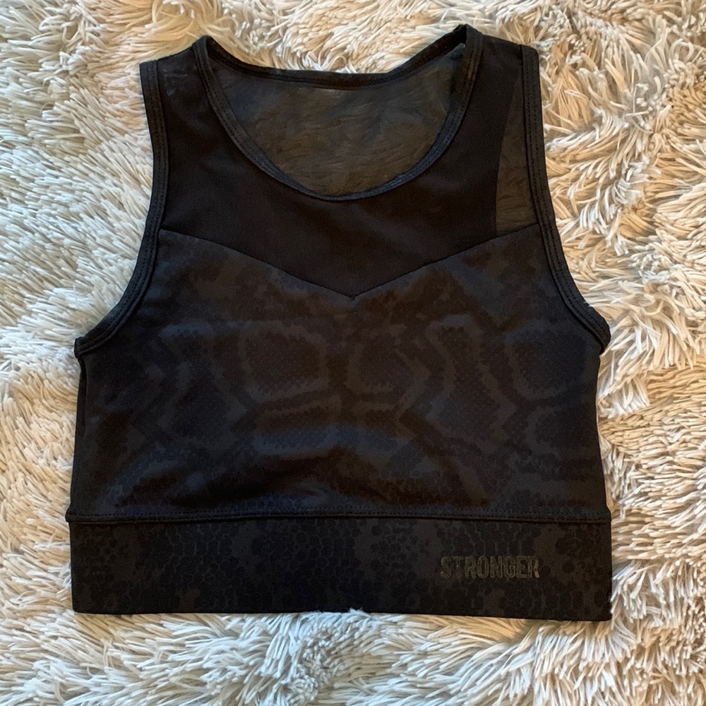 Stronger (size XS) crop top